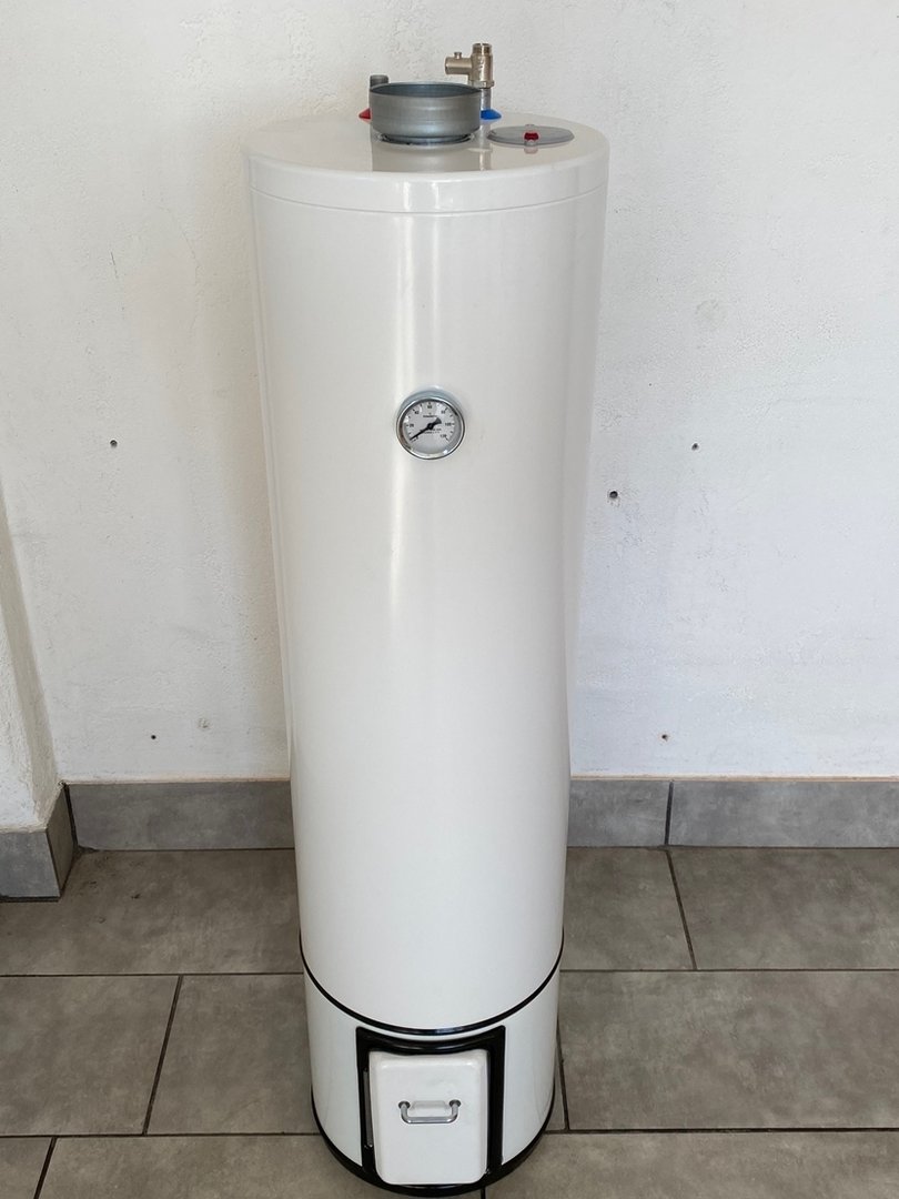 Badeofen Wärmetauscher 1kW E-Heizstab Warmwasserboiler mit 80 Liter Druckfest 7 BAR